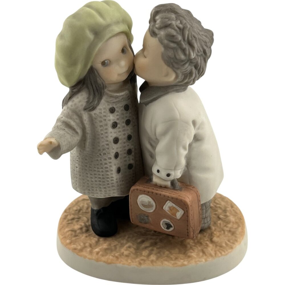 Your Kiss Makes Me Smile Vintage Enesco Alaska Momma Cute Decor